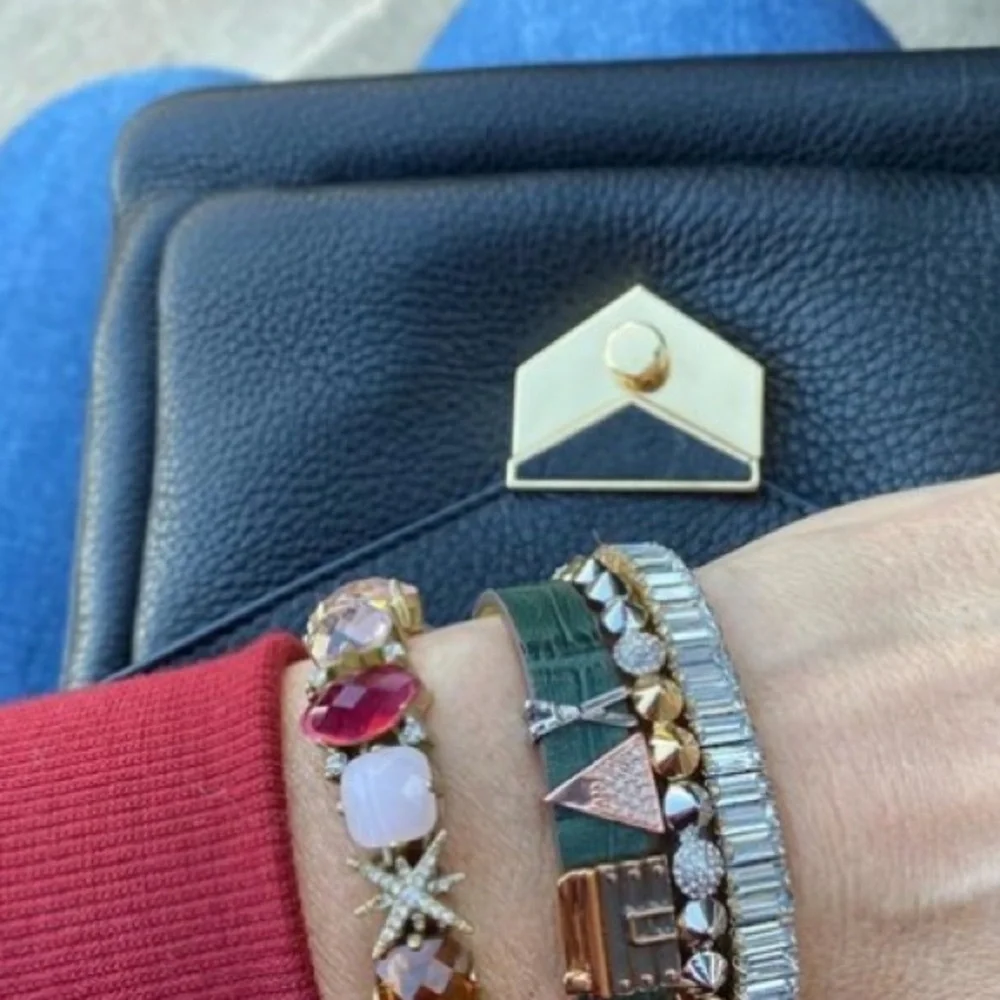 Stella & Dot | Retired Ultra Luxurious Covet Black Leather Crossbody Pur… - Picture 15 of 15